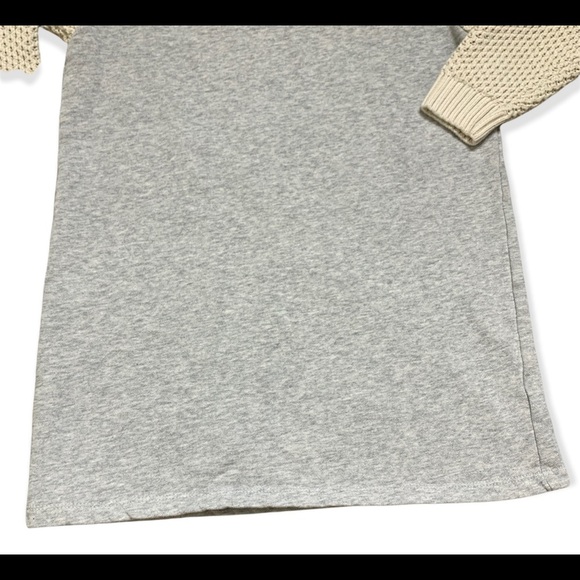 GYMBOREE Woven Jogger Dress With Waffle Knit Long Sleeves Grey Girls 10-12Y - Picture 4 of 9